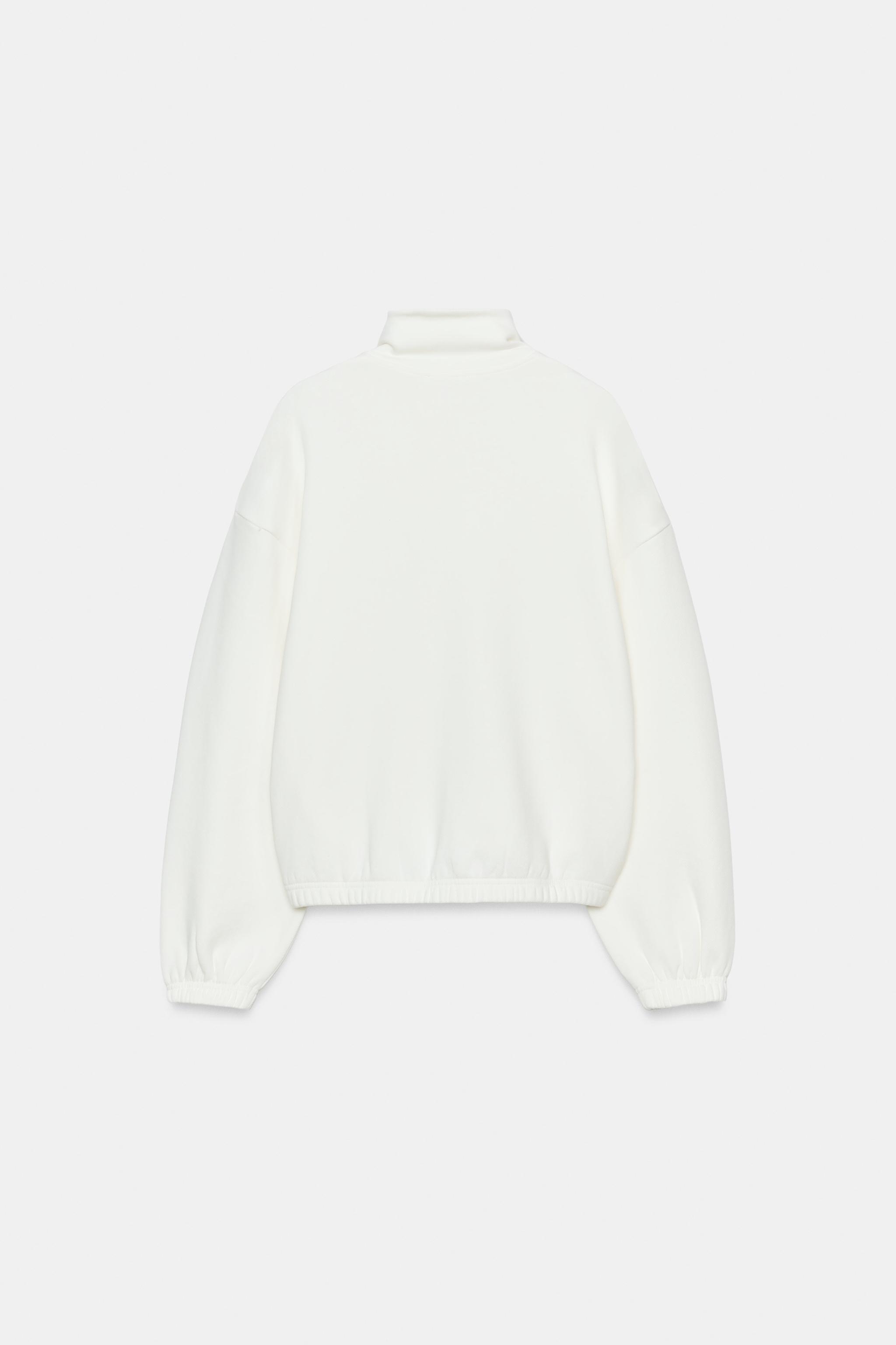 SWEAT ZIPPÉ MÉTALLIQUE